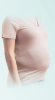 HAE GASTRO - Mann mit geschwollenem Bauch unter Shirt